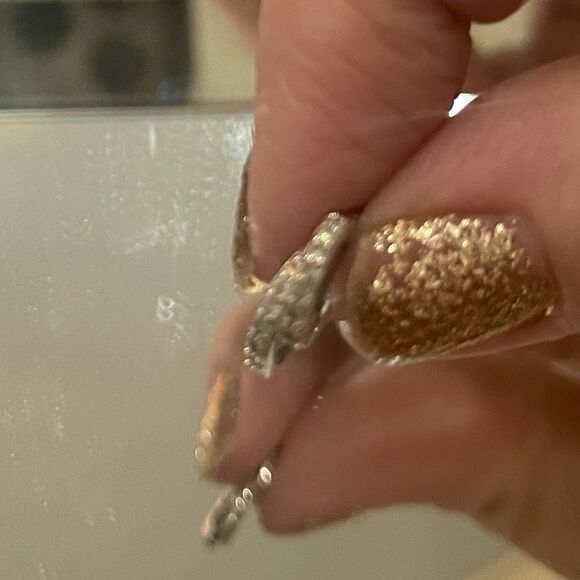 SILVER CRYSTAL Huggies!  - Picture 1 of 13